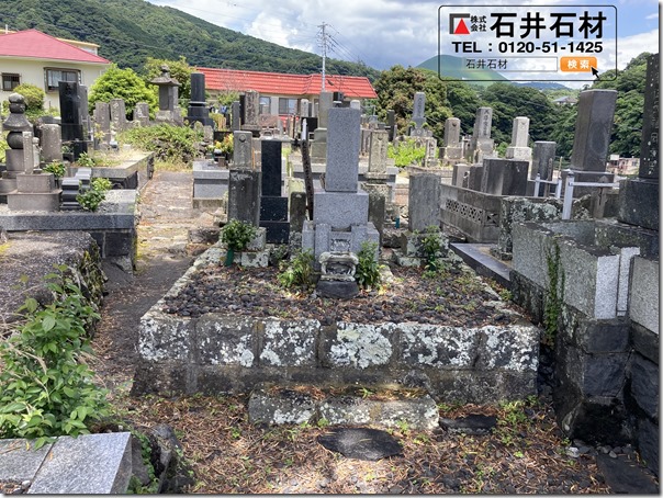 河津伊豆伊東市でお墓のリフォーム補修は石井石材に２